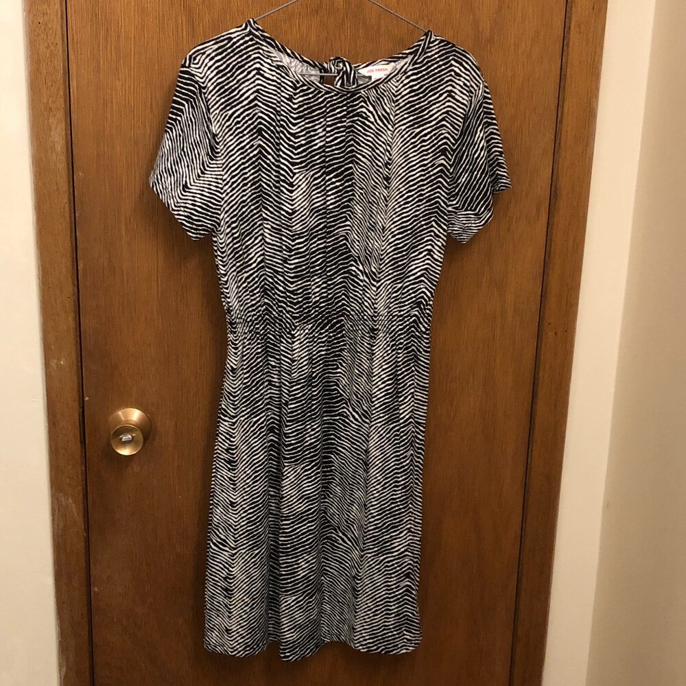 Joe Fresh - Zebra print Knee-length dress - 100% Cotton - Size XS